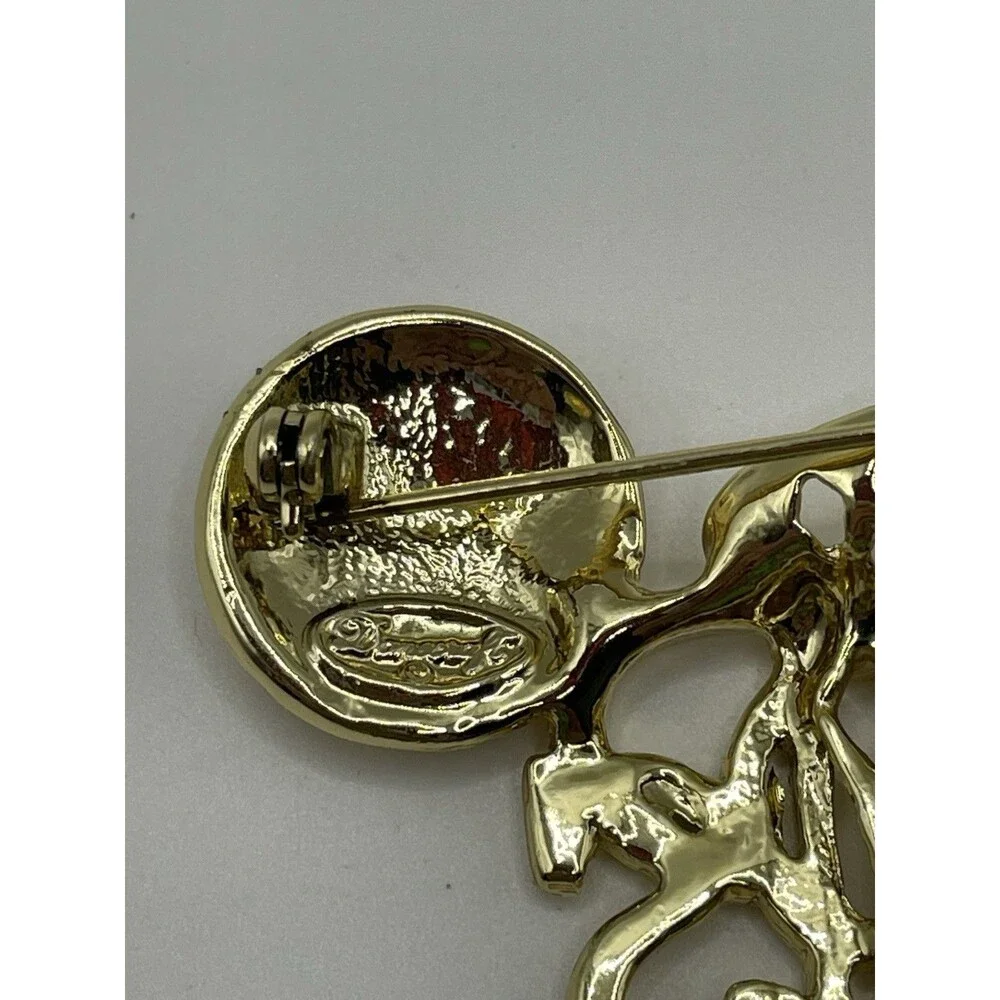 Signed DaneCraft I Love Hoops Basketball Brooch NOS